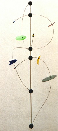 Kinetisches Raumobjekt: Spiralkreise, H�he 2,00 m, Durchm. 1,50m