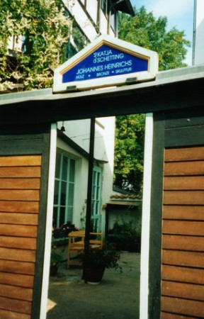 Die T�r in mein Atelier
